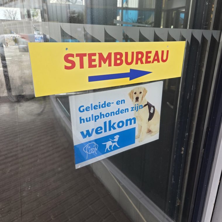 Foto toegankelijk stemmen in Dordrecht 2026